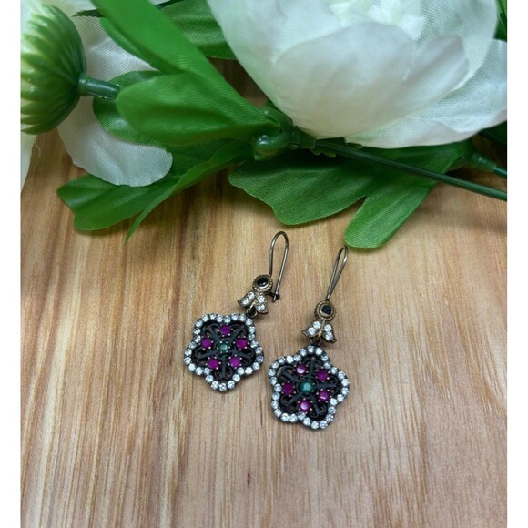 925 Sterling Silver Turkish Vintage Jewelry Set  for Women,NEW,Antique,Handmade - Picture 4 of 8